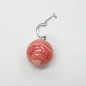 Preview: Rhodochrosit Anhänger mit Kettenclipschlaufe