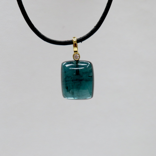 Turmalin, blau (Indigolith) Anhänger