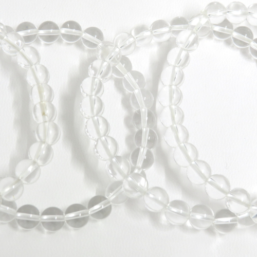 Preview: Bergkristall 6mm Kugelarmband