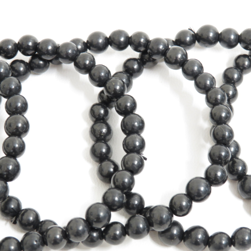 Preview: Schungit 6mm Kugelarmband