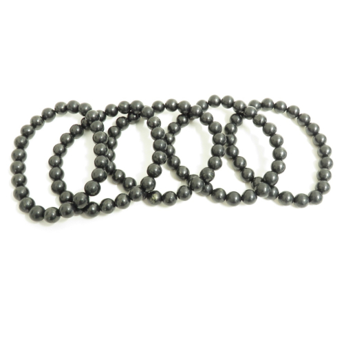 Schungit 8mm Kugelarmband