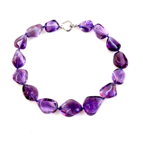 Amethyst (Sambia) Nugget Kette