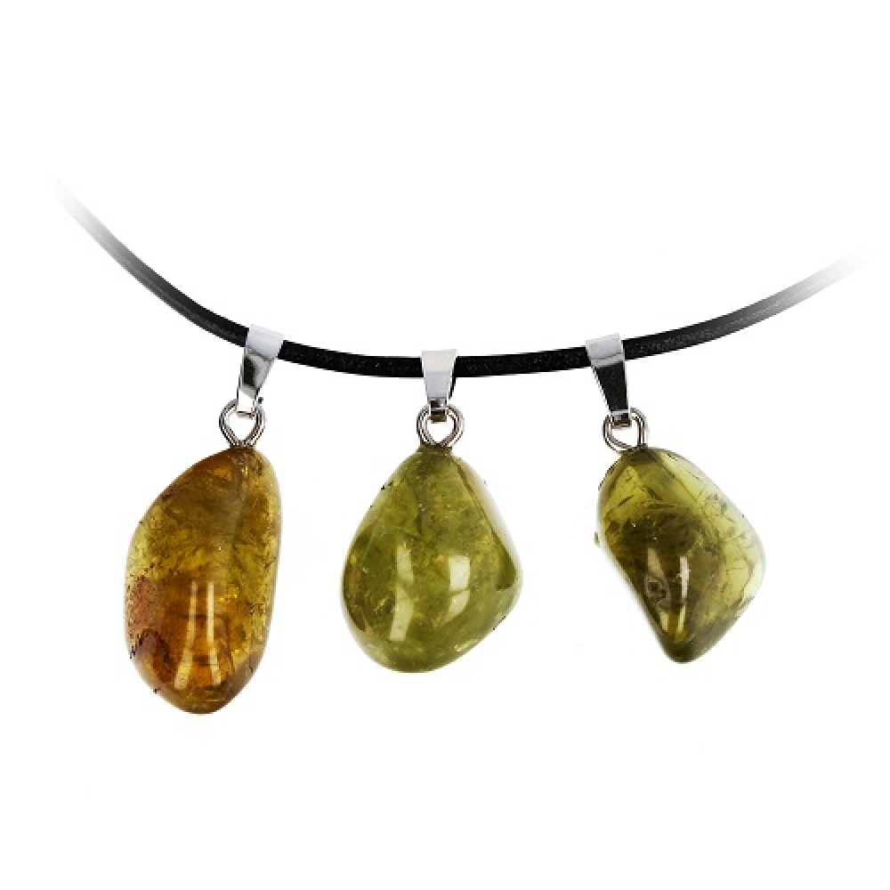 Grossular Anhänger Silberschlaufe 925 rhod.