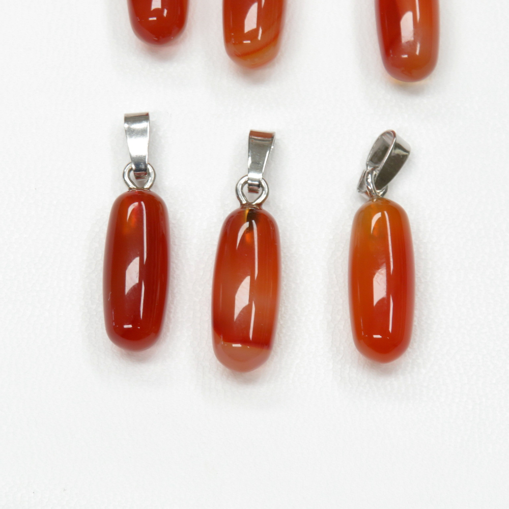 Achat-Sarder Anhänger 925 rhodiniert VE