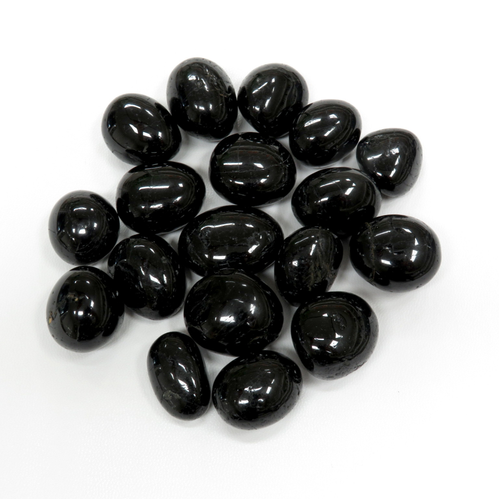 Turmalin, schwarz (Schörl) Trommelsteine VE