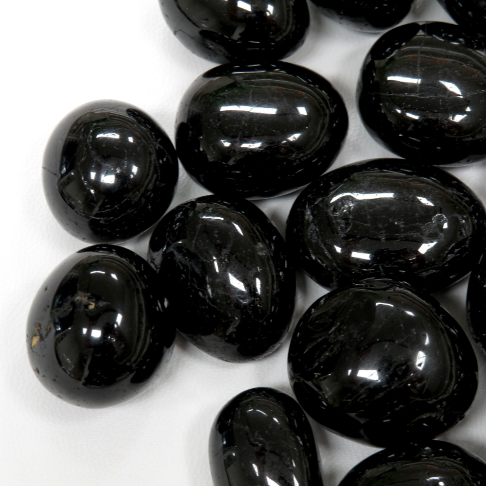 Turmalin, schwarz (Schörl) Trommelsteine VE