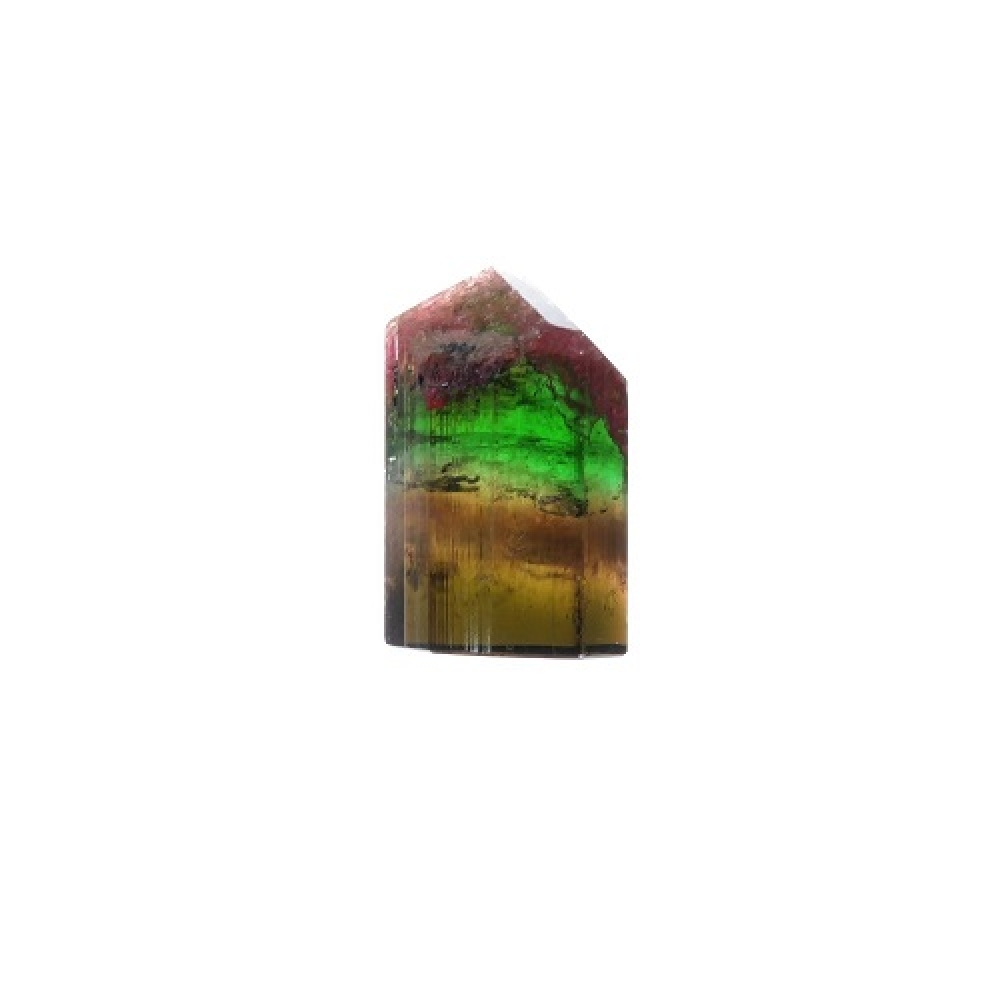 Turmalin multicolor Kristall